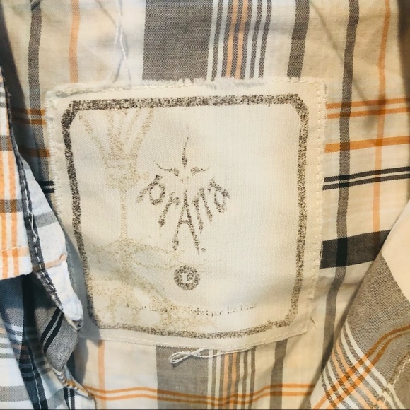 Prana flannel Pearl snap mens large shirt - Picture 3 of 5